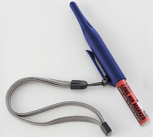 ปากกาเคมี ARTLINE EKPR-LNM หัวยาว 1.0 มม. สี น้ำเงิน_5